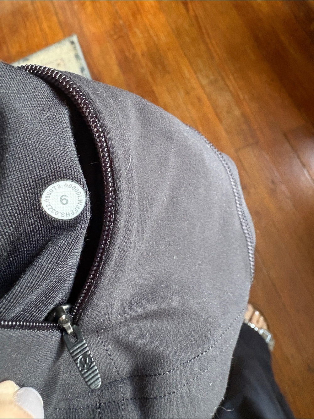 lululemon athletica Black Fitted Zip-Up Jacket - Picture 3 of 4